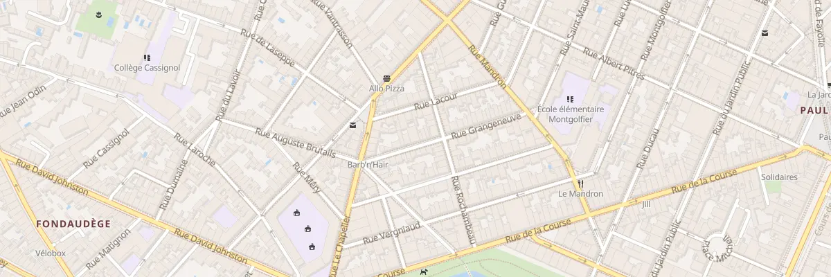 Plan du 35 Rue Grangeneuve à Bordeaux