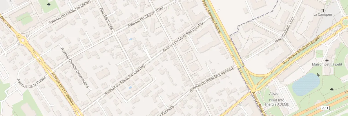 Plan du 23 Rue des Oiseaux à Avrillé