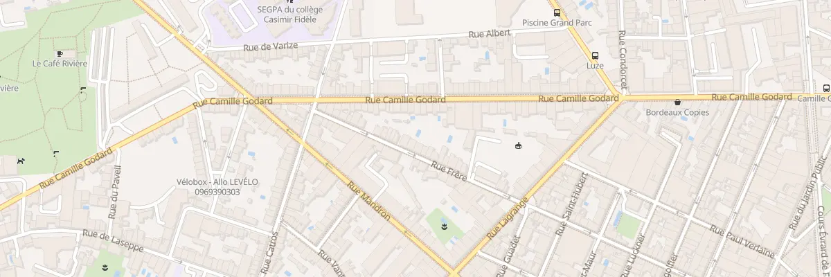Plan du 135 Rue Frere à Bordeaux