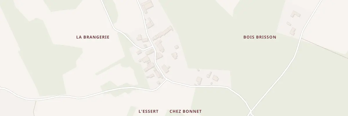 Plan du 10 La Brangerie au Douhet