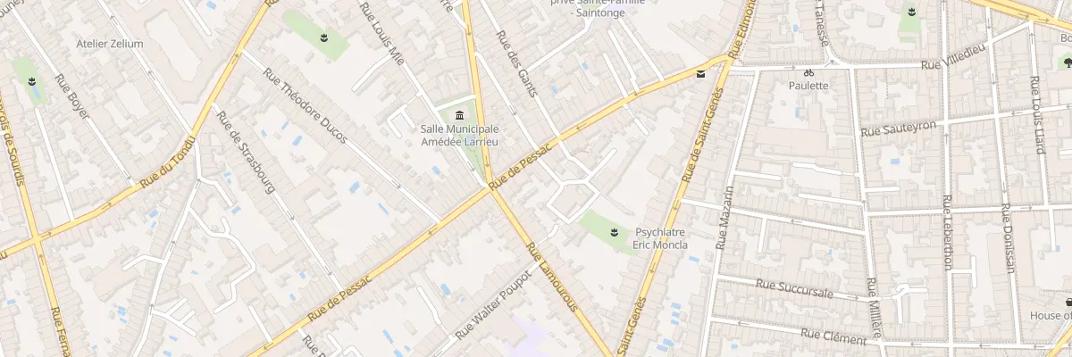 Plan du 64 Rue de Pessac à Bordeaux