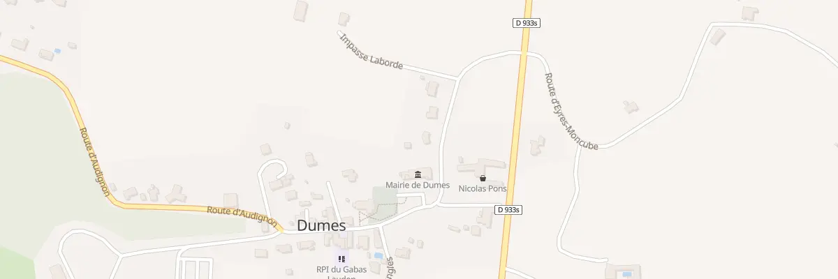 Plan du 9000 Laborde à Dumes