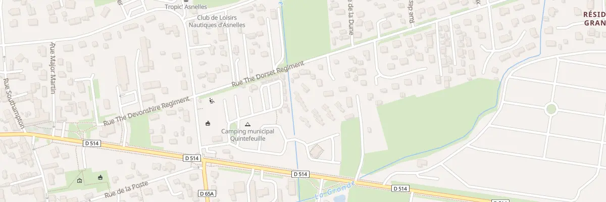 Plan du 14 Av Maurice Schumann à Asnelles