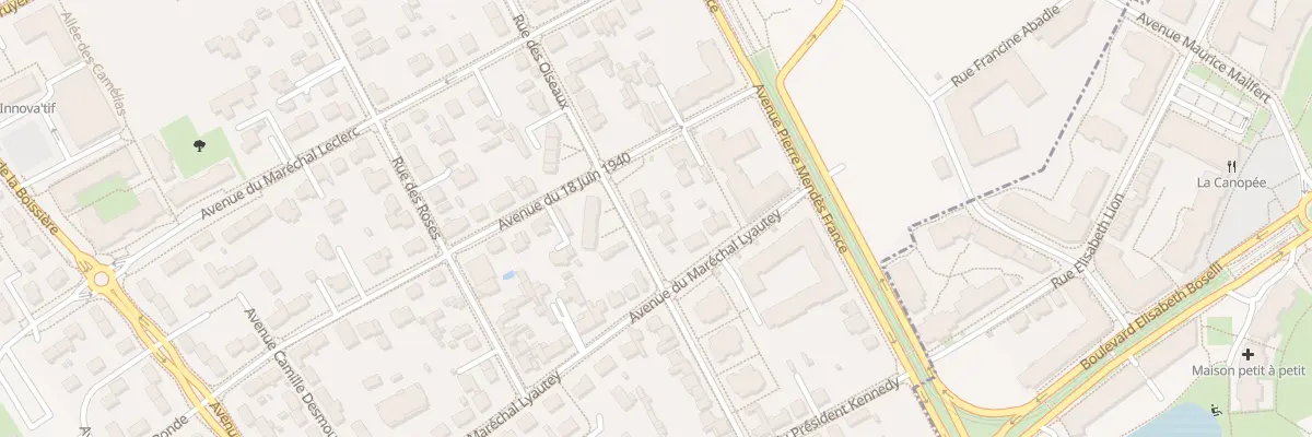 Plan du 20 Rue des Oiseaux à Avrillé