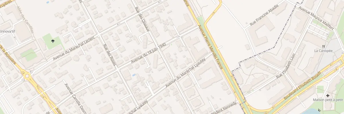 Plan du 22 Rue des Oiseaux à Avrillé