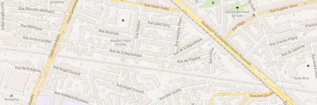 Plan du 80 Rue de la République à Talence