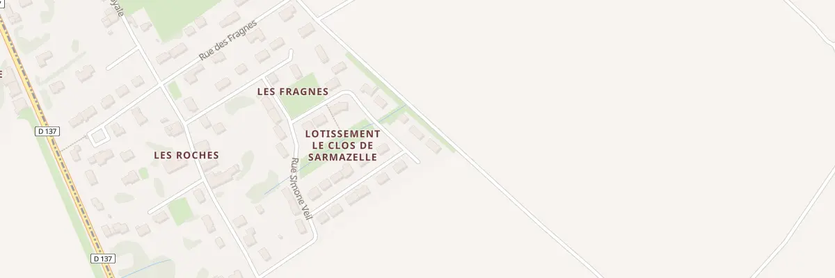Plan du 15 Rue Colette Besson à La Jard