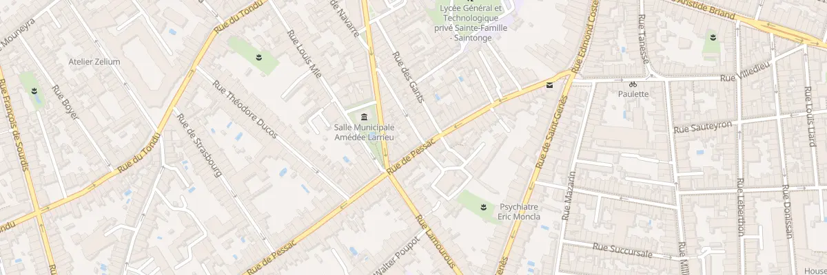 Plan du 53 Rue de Pessac à Bordeaux