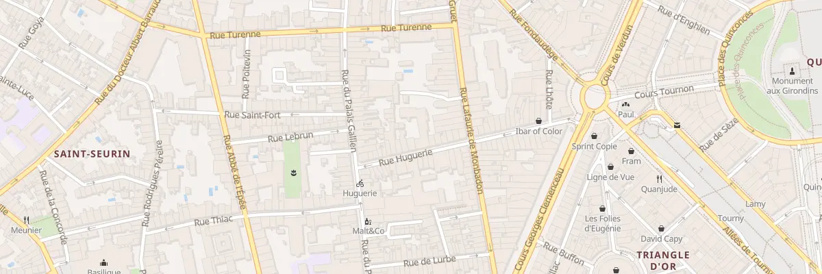 Plan du 51 Rue Huguerie à Bordeaux