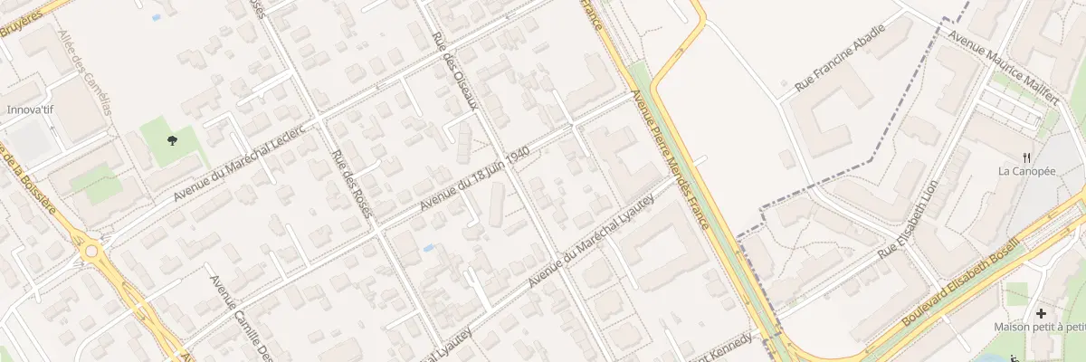 Plan du 24 Rue des Oiseaux à Avrillé