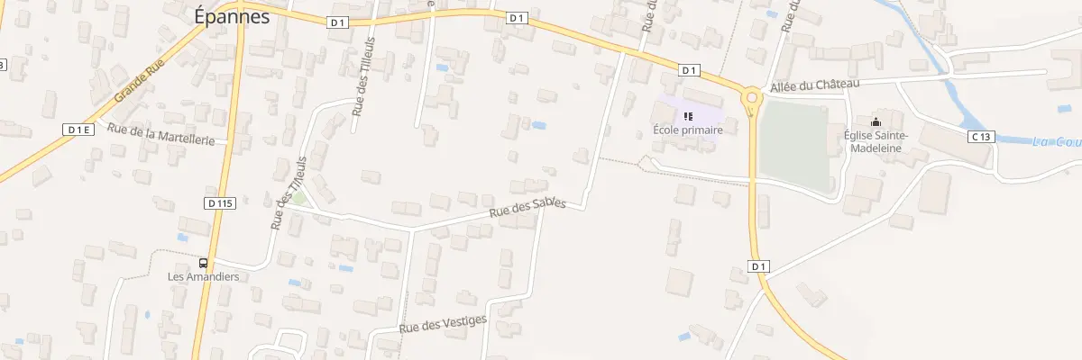 Plan du 178 Rue des Sables à Épannes