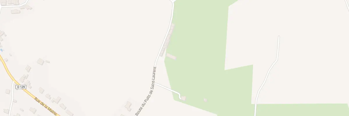 Plan du 60 Rte du Puits de St Laurent à Saint-Laurs