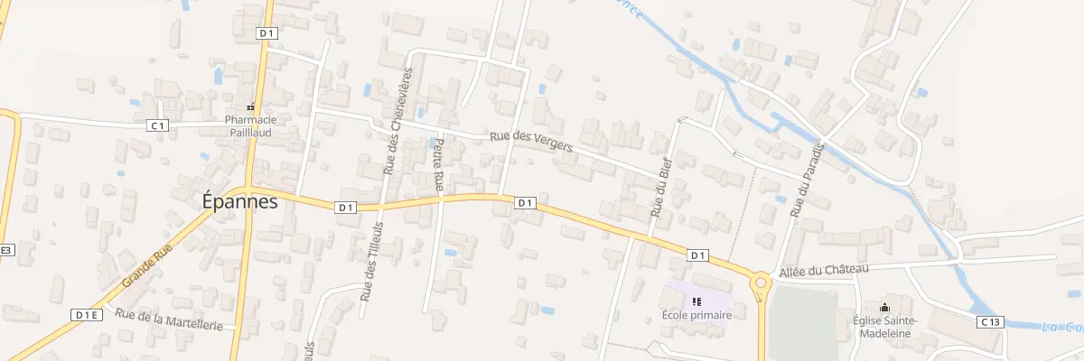 Plan du 224 Rue des Vergers à Épannes