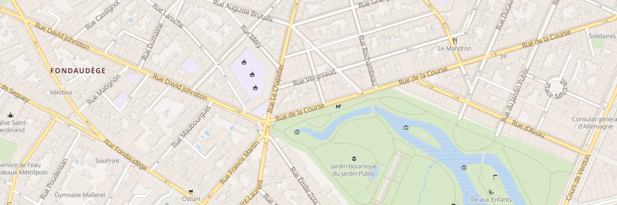 Plan du 111 Rue de la Course à Bordeaux