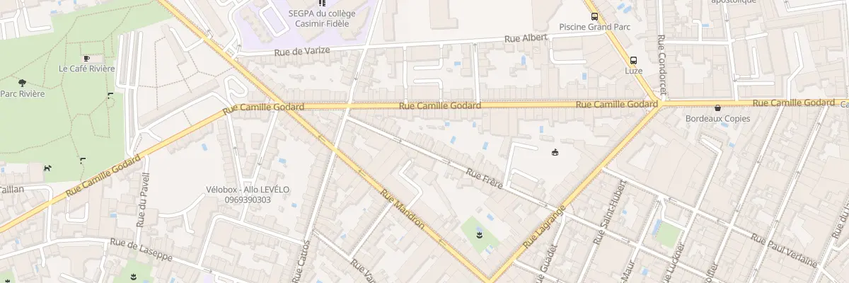 Plan du 145 Rue Frere à Bordeaux