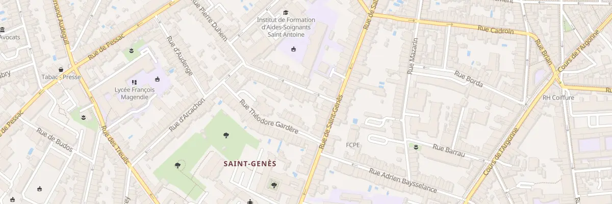 Plan du 67 Rue Pierre Duhem à Bordeaux