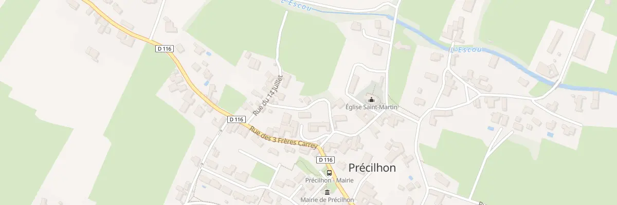 Plan du 6 Che de la Biassette à Précilhon