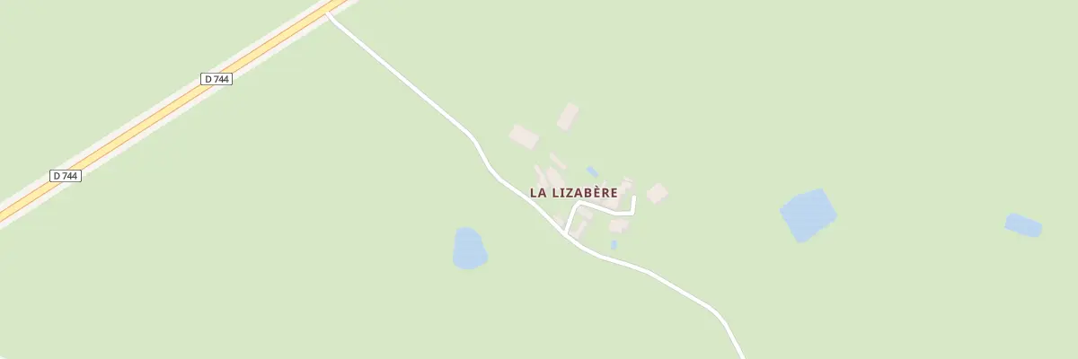 Plan du 3 La Lizabere au Busseau