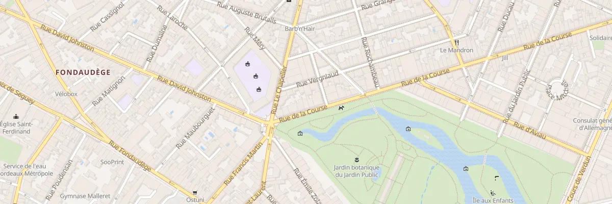 Plan du 113 Rue de la Course à Bordeaux