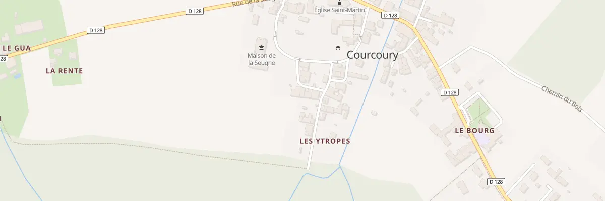 Plan du 2C Rue des Ytropes à Courcoury