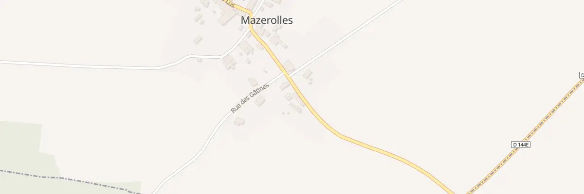 Plan du 12 Rue Barthélémy Gautier à Mazerolles