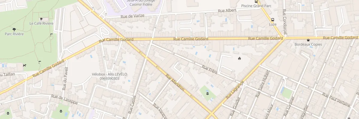 Plan du 140 Rue Frere à Bordeaux