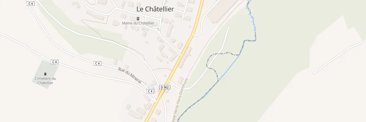 Plan du 9 Rue des Renardiers au Châtellier