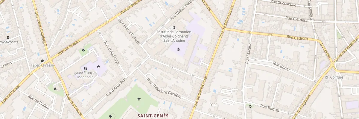 Plan du 56 Rue Pierre Duhem à Bordeaux