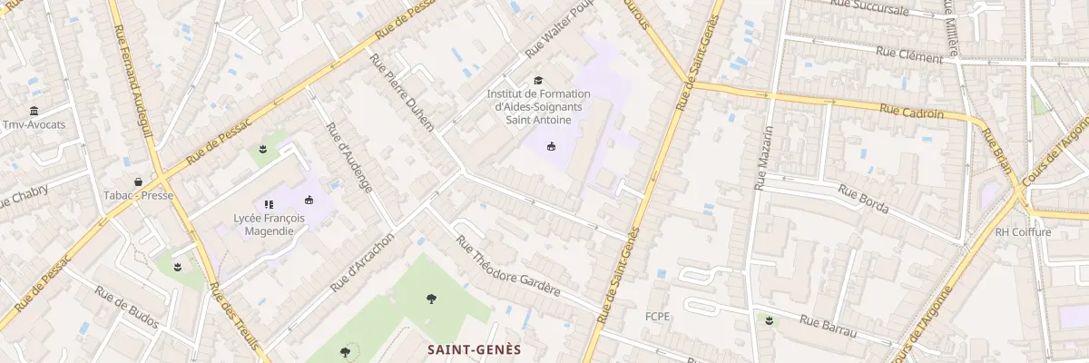 Plan du 54 Rue Pierre Duhem à Bordeaux