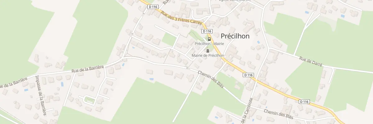 Plan du 10 Rue Paralé à Précilhon