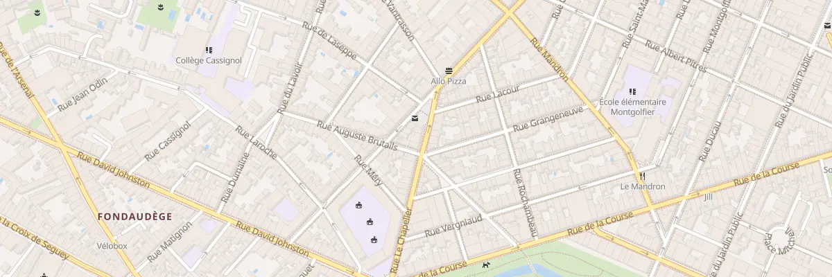Plan du 41 Rue le Chapelier à Bordeaux