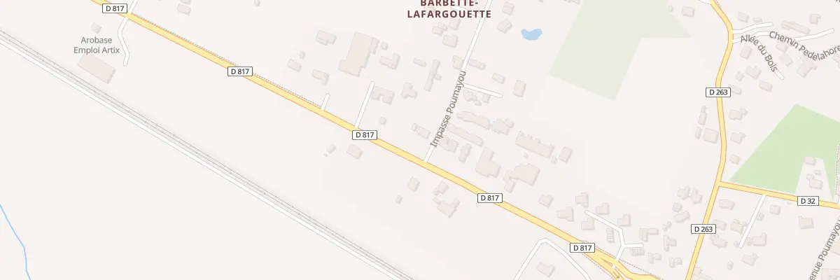 Plan du 364 Av Gaston Febus à Artix