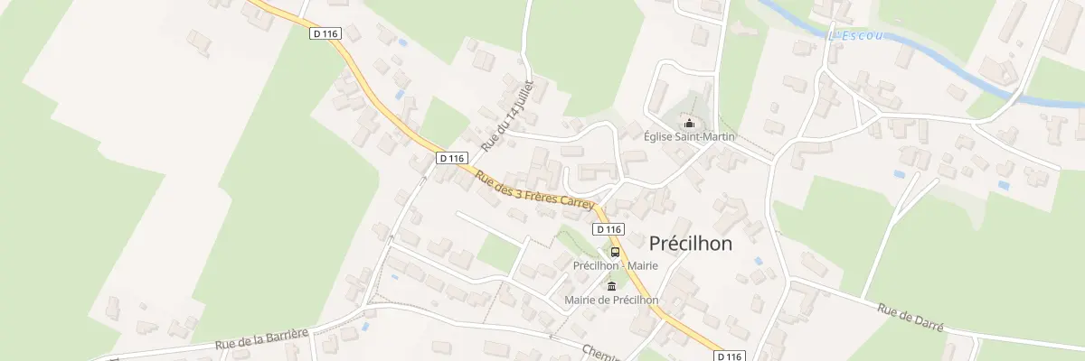 Plan du 5 Rue des 3 Frères Carrey à Précilhon