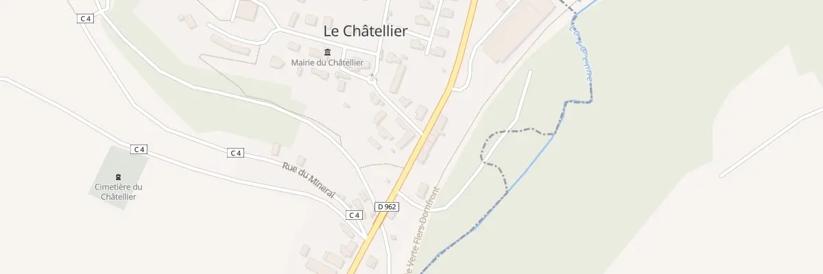 Plan du 4 Rue des Renardiers au Châtellier