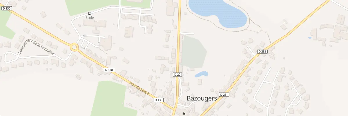 Plan du 17 Rue de Soulgé à Bazougers
