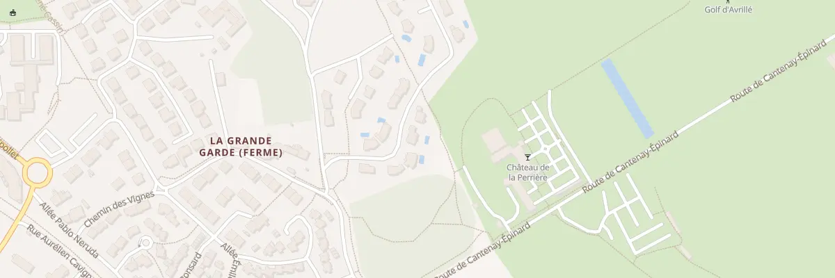 Plan du 8 Rue de Lattre de Tassigny à Avrillé