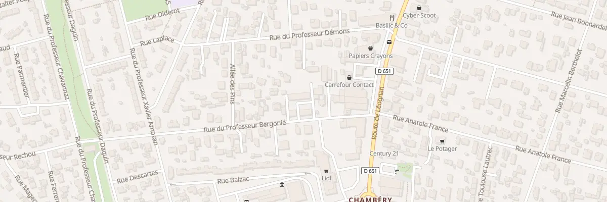 Plan du 9 Rue Professeur Bergonié à Villenave-d’Ornon