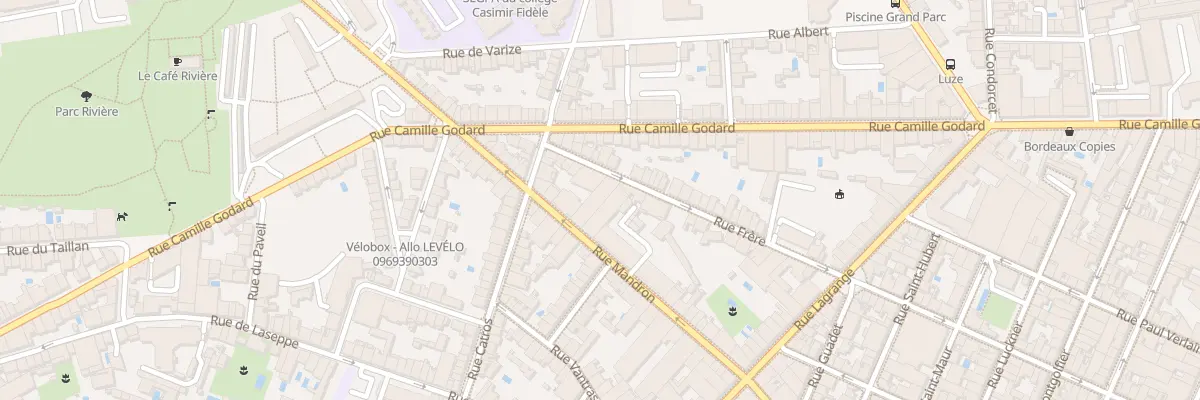 Plan du 150 Rue Frere à Bordeaux