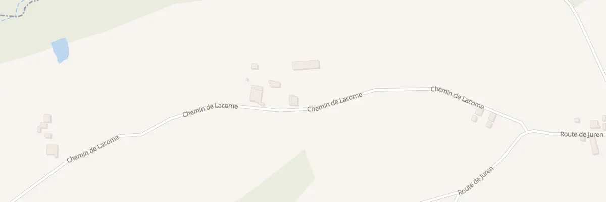 Plan du 400 Che de Lacome à Saint-Médard