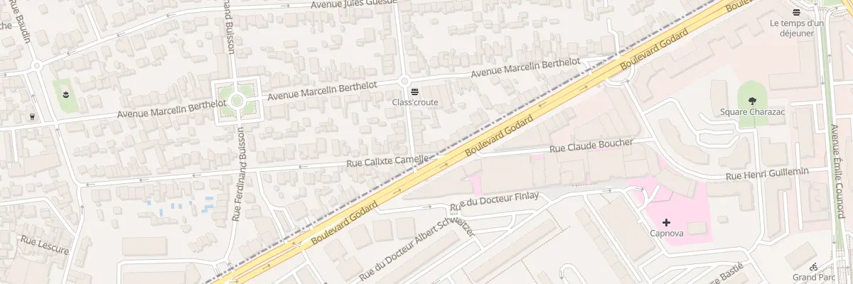 Plan du 3 Rue Theophile Gauthier au Bouscat
