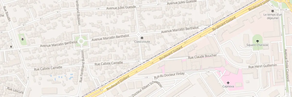 Plan du 9 Rue Theophile Gauthier au Bouscat