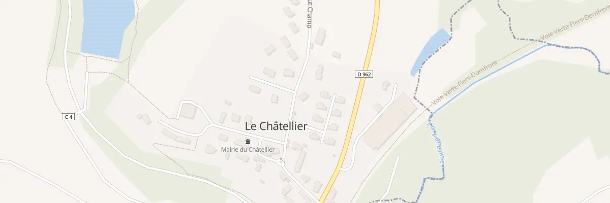 Plan du 6 Rue du Haut Champ au Châtellier