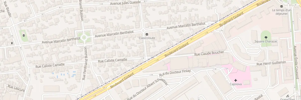 Plan du 5 Rue Theophile Gauthier au Bouscat
