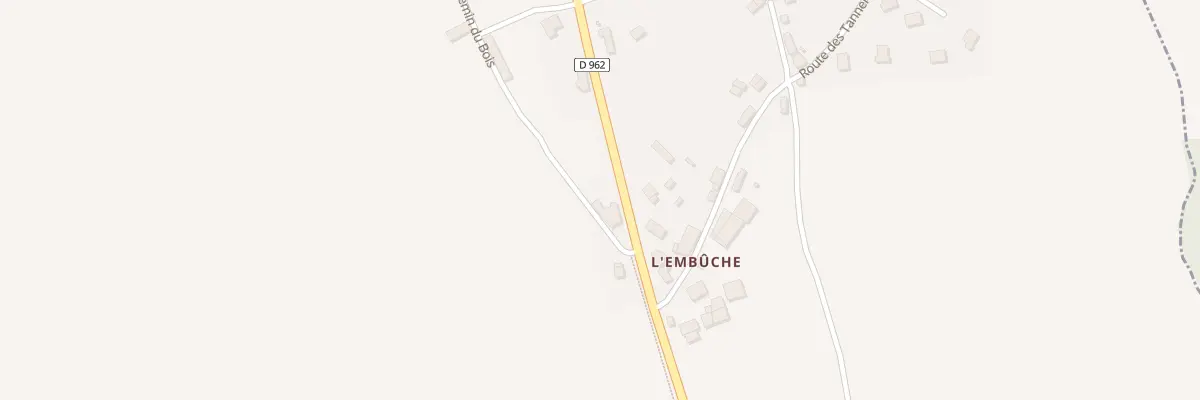 Plan du 6 Rte de Domfront à La Chapelle-au-Moine