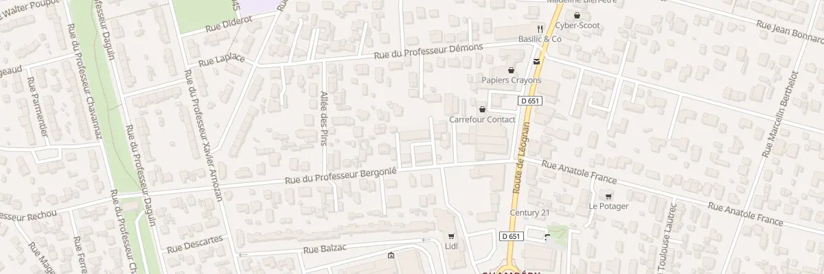 Plan du 9B Rue Professeur Bergonie à Villenave-d’Ornon