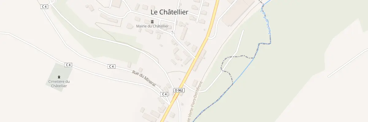 Plan du 6 Rue des Renardiers au Châtellier