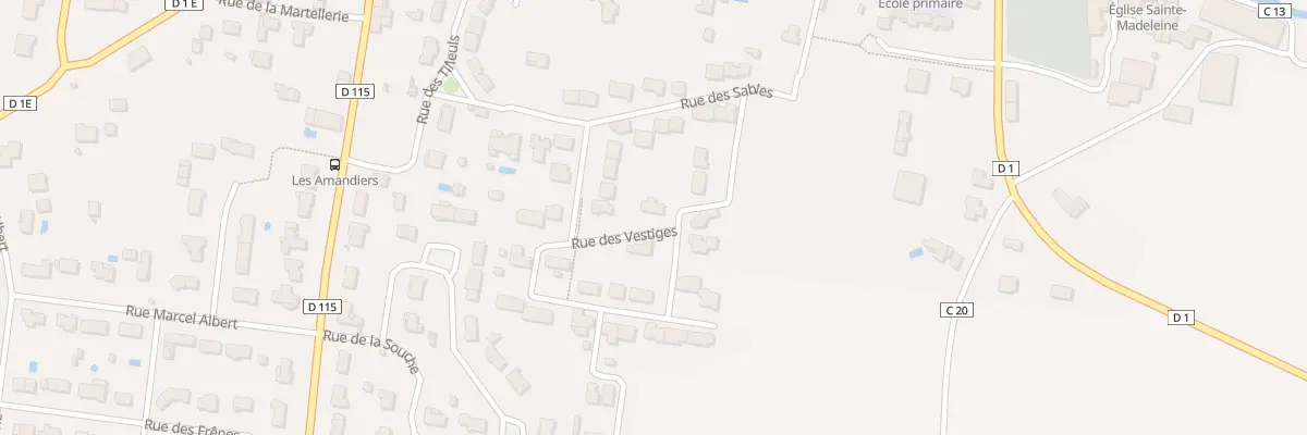 Plan du 24 Rue des Vestiges à Épannes