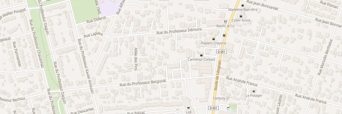 Plan du 7B Rue Professeur Bergonié à Villenave-d’Ornon