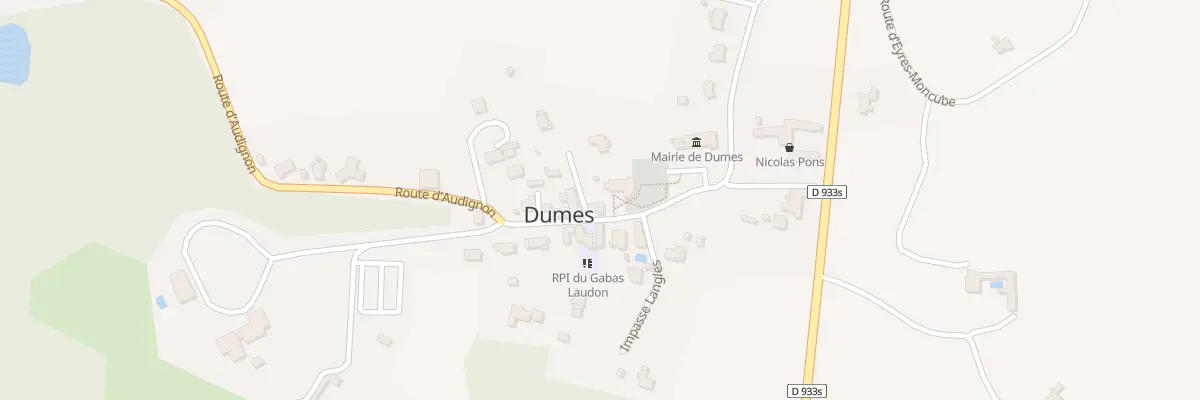 Plan du 202 Rte de l’Eglise à Dumes
