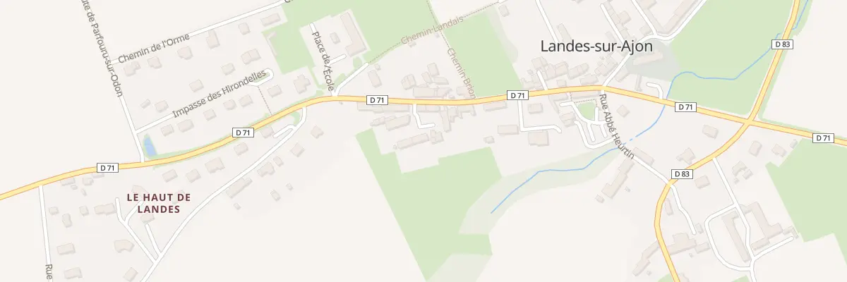 Plan du 203 Rue Levaillant à Landes-sur-Ajon